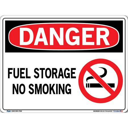 Vestil Vinyl Label Sign, 9-1/2" H, 12-1/2" W, Vinyl Label, Rectangle, English, SI-D-17-B-LB-011 SI-D-17-B-LB-011